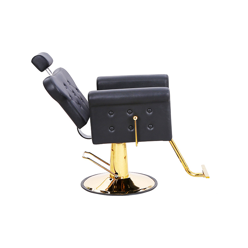 HZ8813B-GD / HZ8813B-GY / HZ8713B-LZ كرسي صالون متعدد الأغراض مع ظهر متكئ وزر مبطن وكراسي أنيقة