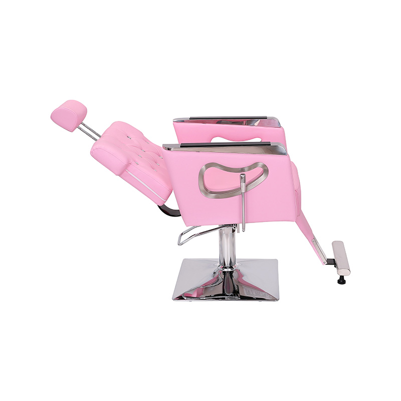 HZ87111GY / HZ87111WT / HZ87111PK / HZ87111BR / HZ87111 كرسي صالون متكئ كرسي تصفيف عتيق عالي التحمل لمصفف الشعر