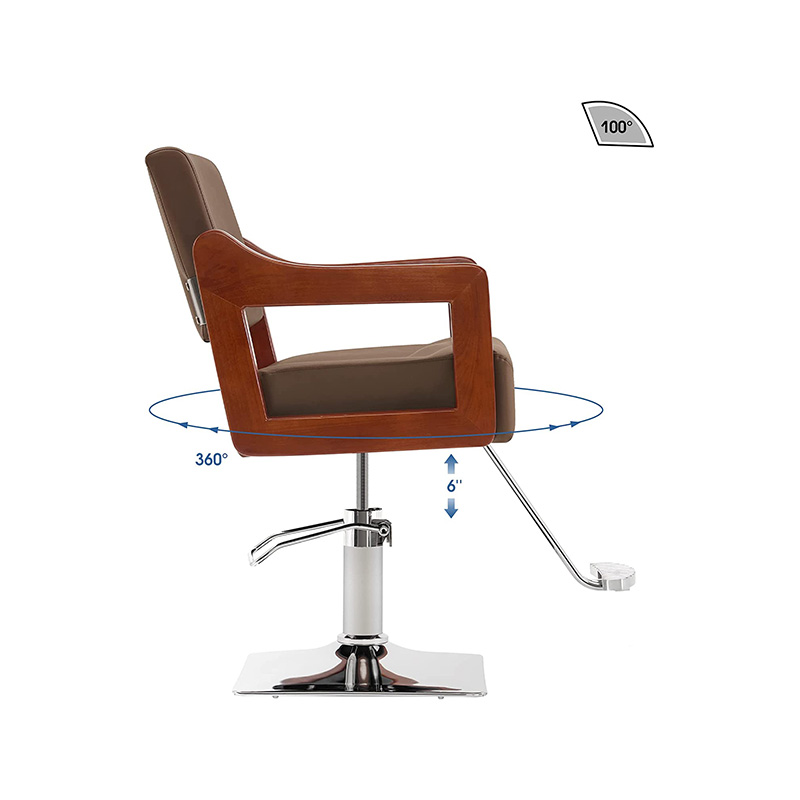 كرسي الحلاقة الهيدروليكي الكلاسيكي HZ88108B / HZ8808W / HZ88108